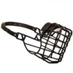 Frost-Resistant Wire Cage Dog Muzzle with One Adjustable Strap
