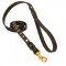 Studded Leather Dog Leash for Dog Walking and Training