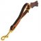 Easy Quick Grab Pull Tab Fully Leather Dog Leash