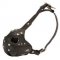 Leather Dog Muzzle for Agitation Training and Military Service