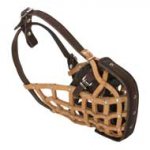 Basket-Like Dog Muzzle Leather