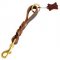 Short Leather Dog Leash (Pull Tab Leash)