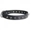 Dog Leather Collar Spiked 30 mm