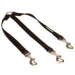 Triple Nylon Dog Leash Coupler for Walking 3 Dogs at a Time