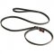 Leather Dog Choke Collar and Leash Combo for Profssional Training and Walking