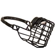 Frost-Resistant Wire Cage Dog Muzzle with One Adjustable Strap