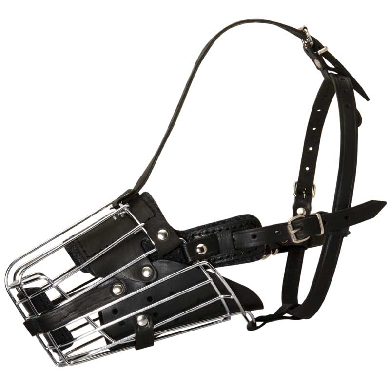Basket Wire Dog Muzzle Padded All Over