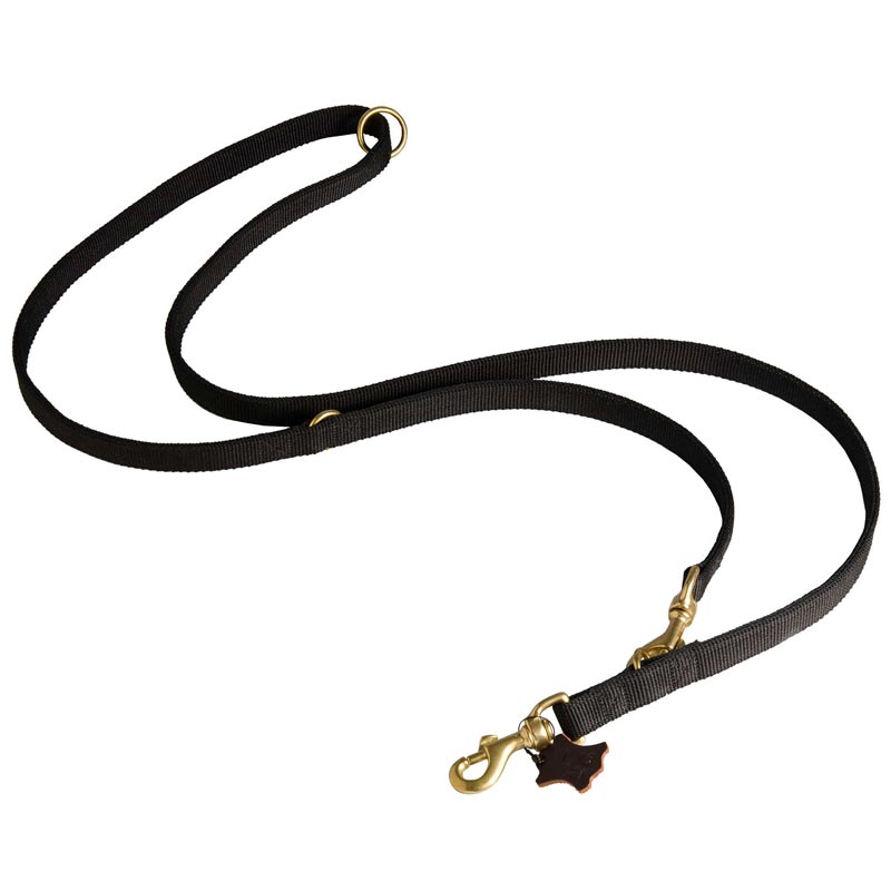Nylon Dog Leash for Patrolling, Walking and Training