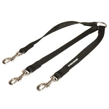 Dog Nylon Coupler for 3 Dogs