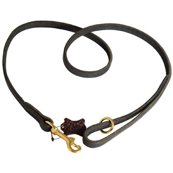 Strong Leather Dog Leash Designer for Dog Walking