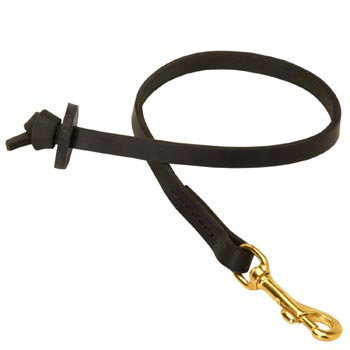 Leather Short Leash for Dog