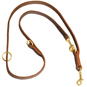 Multipurpose Leather Dog Leash