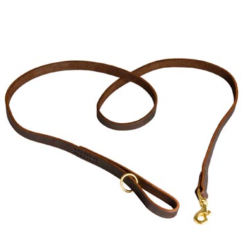 Durable Leather Dog Leash