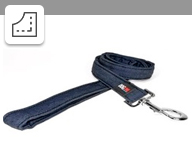 Denim leashes